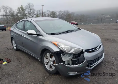 2012 Hyundai Elantra Gls (Ulsan Plant) from USA, damaged, VIN KMHDH4AE7CU385075